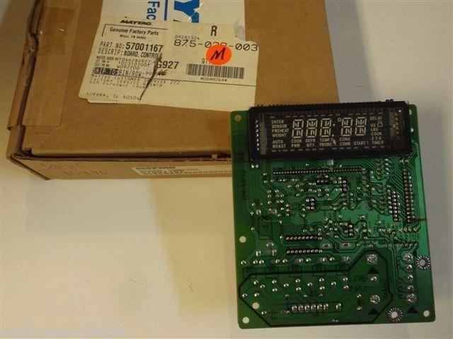 Maytag Magic Chef Microwave 57001167 Board, Control NEW IN BOX Maytag Magic Chef Microwave 57001167 Board, Control NEW IN BOX